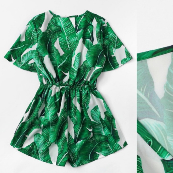 ***LAST ONE***Banana Leaf Romper - Picture 2 of 4